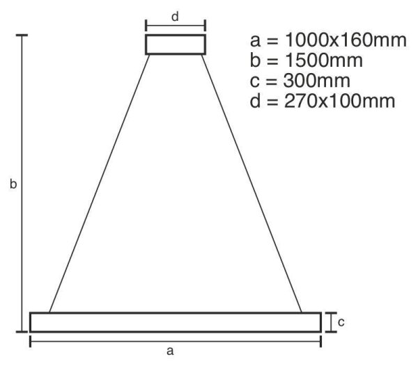 Lustră LED de cristal dimabilă pe cablu LED/95W/230V + telecomandă