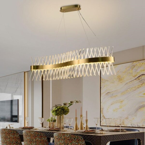 Lustră LED de cristal dimabilă pe cablu LED/95W/230V + telecomandă