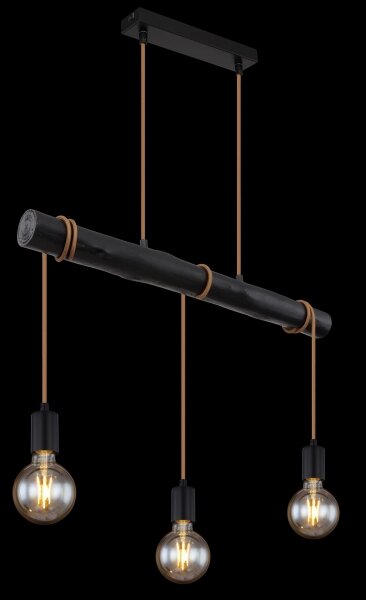 Lustră pe cablu GREGOR 3xE27/60W/230V Globo 15539-3HB