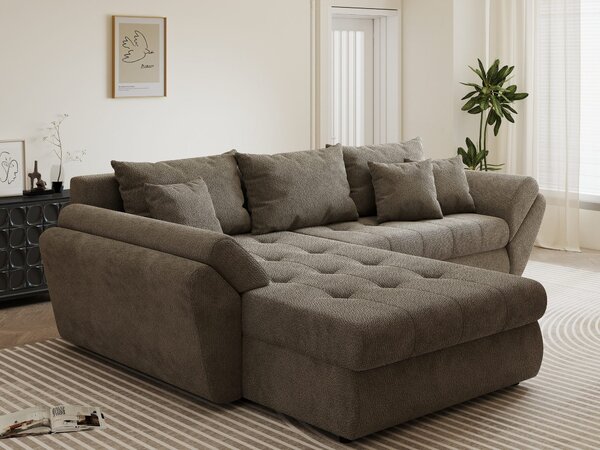 Colțar extensibil dumonde cu ladă de depozitare Loana Vibe 270x185 cm