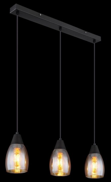 Lustră pe cablu REID 3xE27/15W/230V Globo 15705-3H
