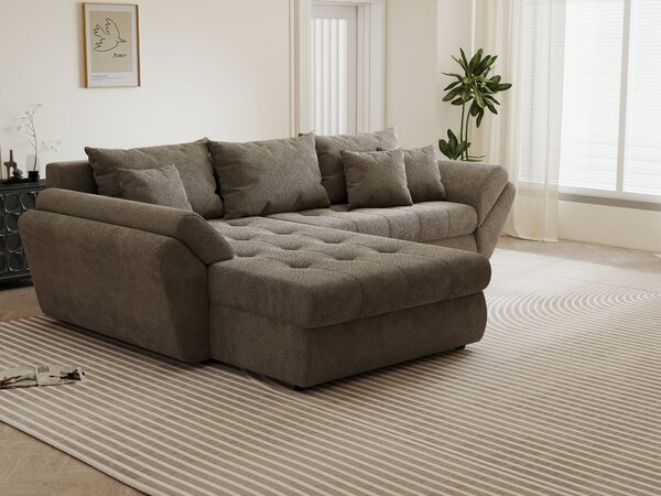 Colțar extensibil dumonde cu ladă de depozitare Loana Vibe 270x185 cm