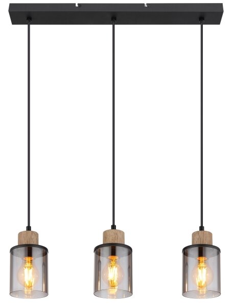 Lustră pe cablu REID 3xE27/15W/230V Globo 15707-3H