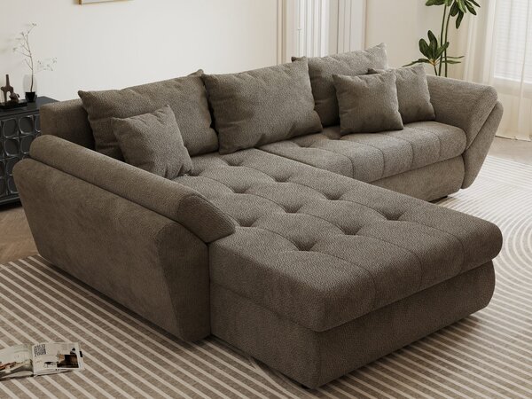 Colțar extensibil dumonde cu ladă de depozitare Loana Vibe 270x185 cm