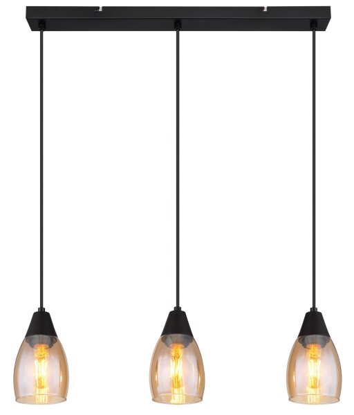 Lustră pe cablu REID 3xE27/15W/230V Globo 15705-3H