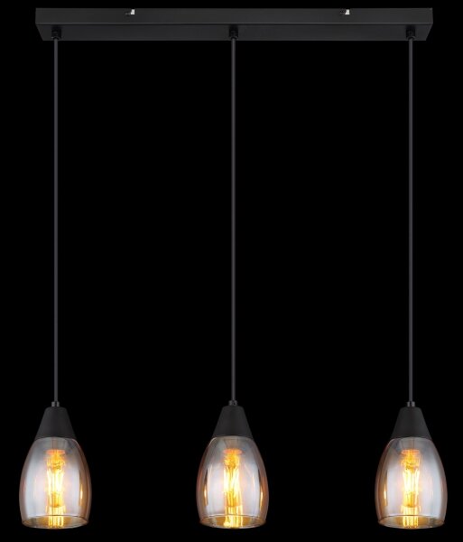 Lustră pe cablu REID 3xE27/15W/230V Globo 15705-3H