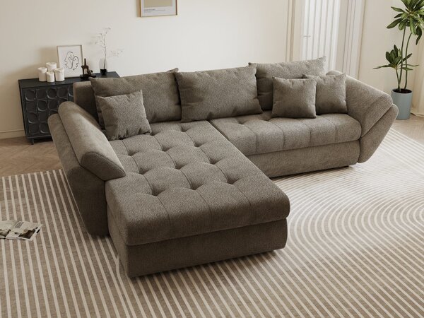Colțar extensibil dumonde cu ladă de depozitare Loana Vibe 270x185 cm