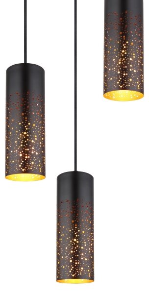 Lustră pe cablu CROCKY 3xE27/40W/230V Globo 21005-3H