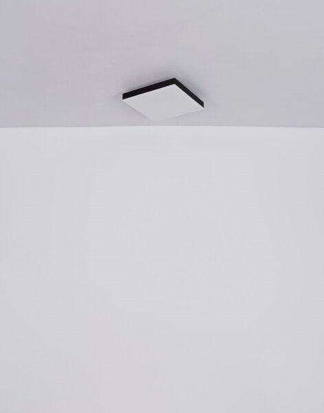 Plafonieră LED DORO LED/18W/230V 30x30 cm negru Globo 41594D1