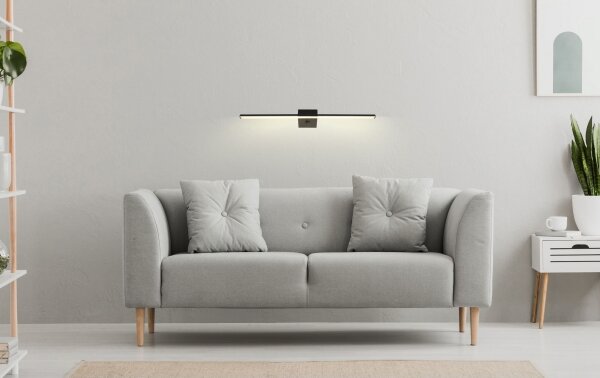 Aplică LED pentru oglindă JAIME LED/12W/230V 61,5 cm negru Globo 41922B