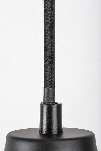 Lustră pe cablu SVENS 1xE27/60W/230V negru/portocaliu Rabalux 72034