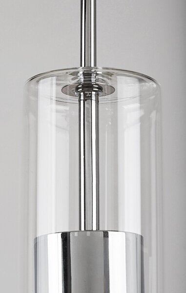 Lustră pe cablu KALEVI 1xGU10/50W/230V transparent/crom Rabalux 72046