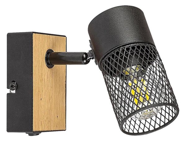 Spot de perete METTA 1xE14/40W/230V stejar Rabalux 71151