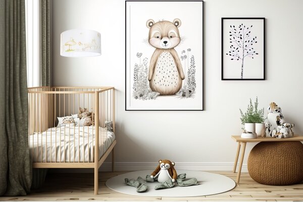 Lustră pe cablu pentru copii SWEET DREAMS 1xE27/60W/230V d. 30 cm