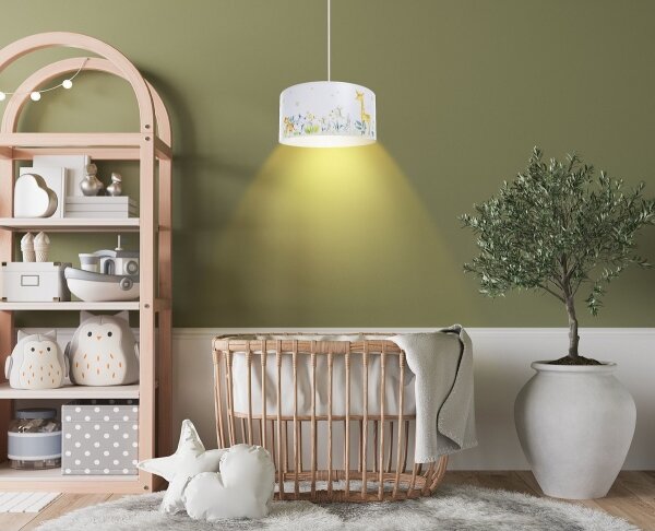 Lustră pe cablu pentru copii SWEET DREAMS 1xE27/60W/230V d. 30 cm