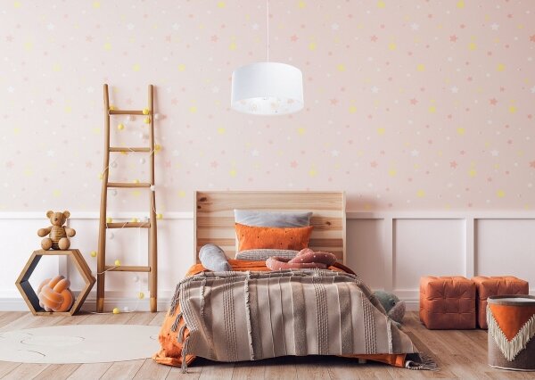 Lustră pe cablu pentru copii SWEET DREAMS 1xE27/60W/230V d. 30 cm