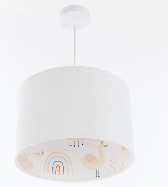 Lustră pe cablu pentru copii SWEET DREAMS 1xE27/60W/230V d. 30 cm