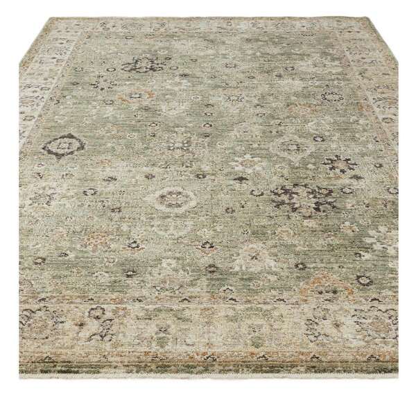 Covor verde-bej țesut manual 120x160 cm Heriz Ornate – Asiatic Carpets