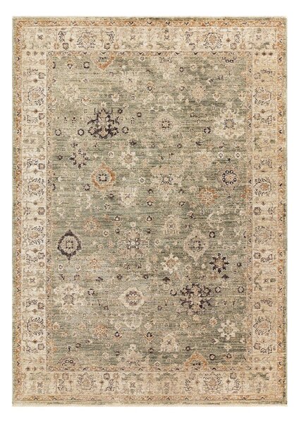 Covor verde-bej țesut manual 120x160 cm Heriz Ornate – Asiatic Carpets