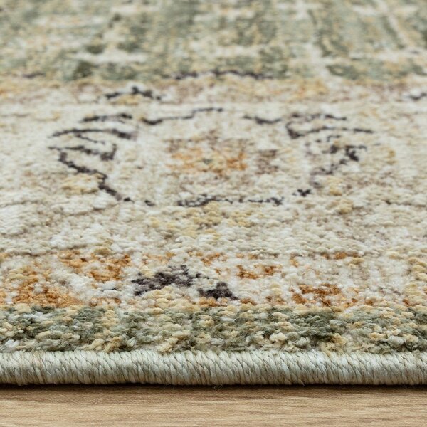 Covor verde-bej țesut manual 120x160 cm Heriz Ornate – Asiatic Carpets