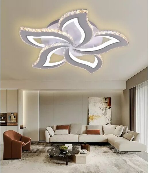 Lustră LED dimabilă aplicată LED/100W/230V 3000-6500K + telecomandă