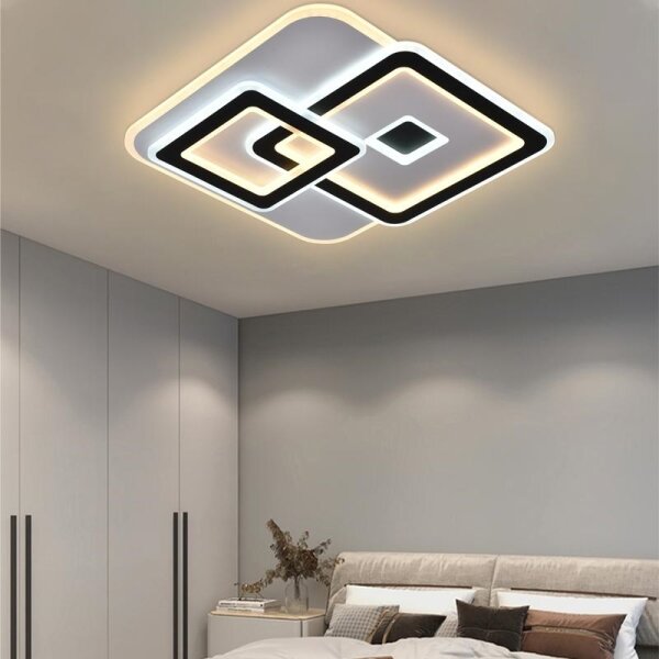 Plafonieră LED dimabilă LED/145W/230V 3000-6500K + telecomandă