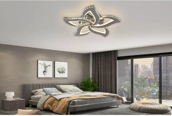 Lustră LED dimabilă aplicată LED/100W/230V 3000-6500K + telecomandă
