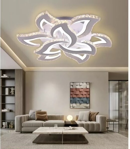 Lustră LED dimabilă aplicată LED/180W/230V 3000-6500K + telecomandă