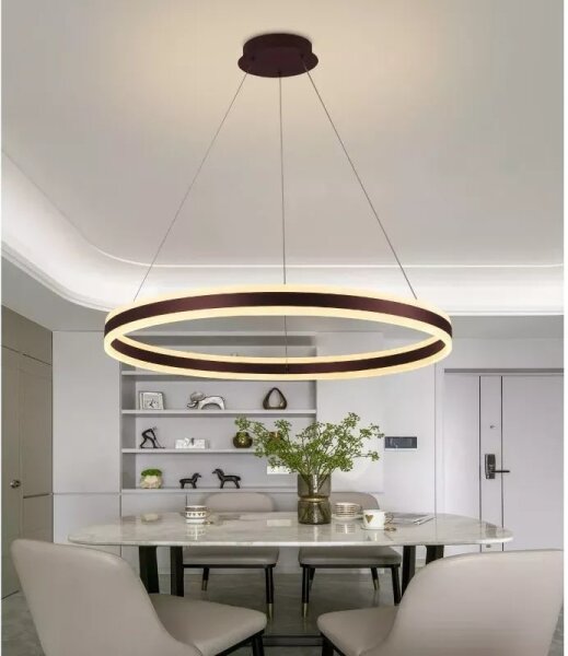 Lustră LED dimabilă pe cablu LED/110W/230V 3000-6500K + telecomandă