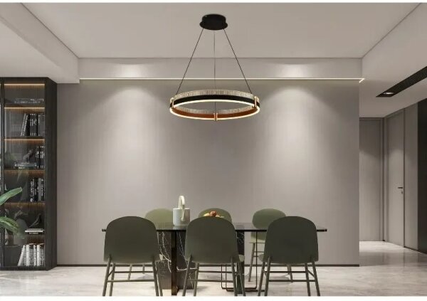 Lustră LED dimabilă pe cablu LED/80W/230V 3000-6500K + telecomandă