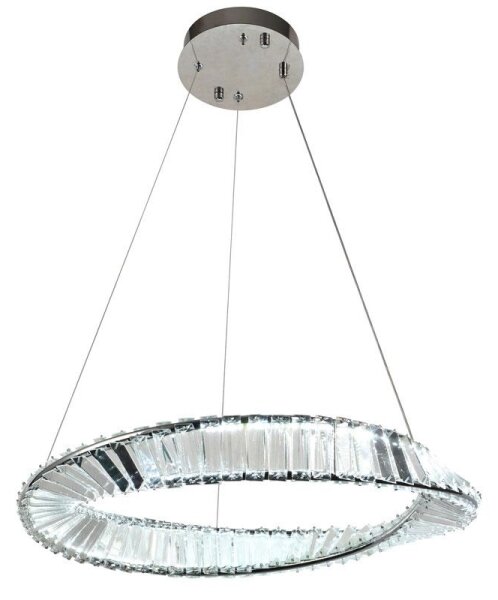 Lustră LED de cristal dimabilă pe cablu LED/40W/230V + telecomandă