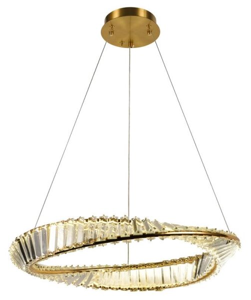 Lustră LED de cristal dimabilă pe cablu LED/40W/230V + telecomandă