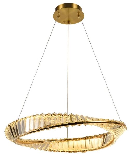 Lustră LED de cristal dimabilă pe cablu LED/40W/230V + telecomandă