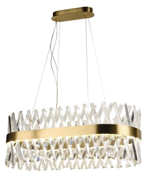 Lustră LED de cristal dimabilă pe cablu LED/90W/230V + telecomandă