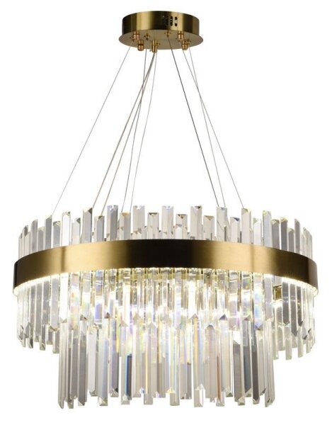 Lustră LED de cristal dimabilă pe cablu LED/80W/230V + telecomandă