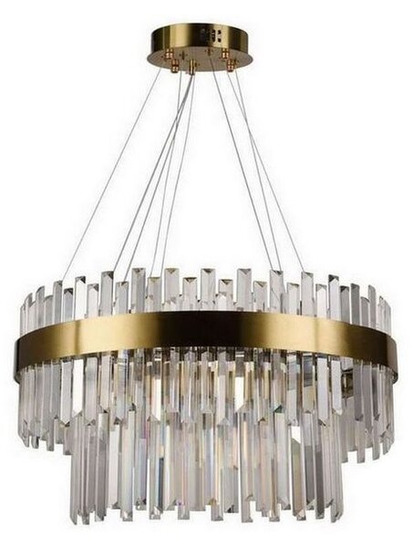 Lustră LED de cristal dimabilă pe cablu LED/80W/230V + telecomandă