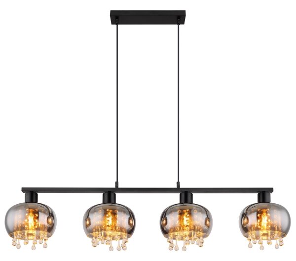 Lustră pe cablu CORRY 4xE27/9W/230V d. 21 cm Globo 15839-4H