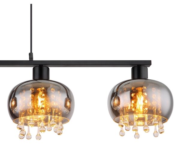 Lustră pe cablu CORRY 4xE27/9W/230V d. 21 cm Globo 15839-4H