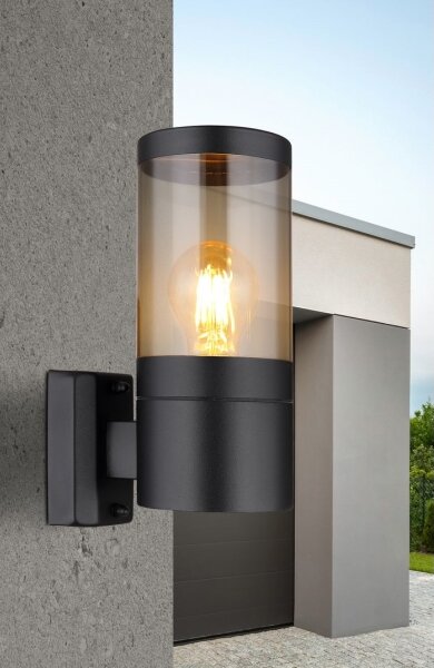 Aplică de exterior XELOO 1xE27/60W/230V IP44 Globo 32014BS