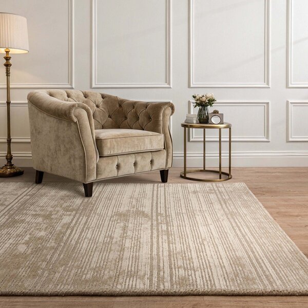 Covor bej țesut manual din amestesc de lână 120x170 cm Henley Sand – Asiatic Carpets