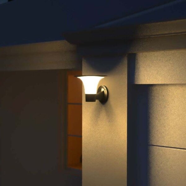 LED lampă solară de perete 15W, 3,2V, 4000K/6000K, IP65