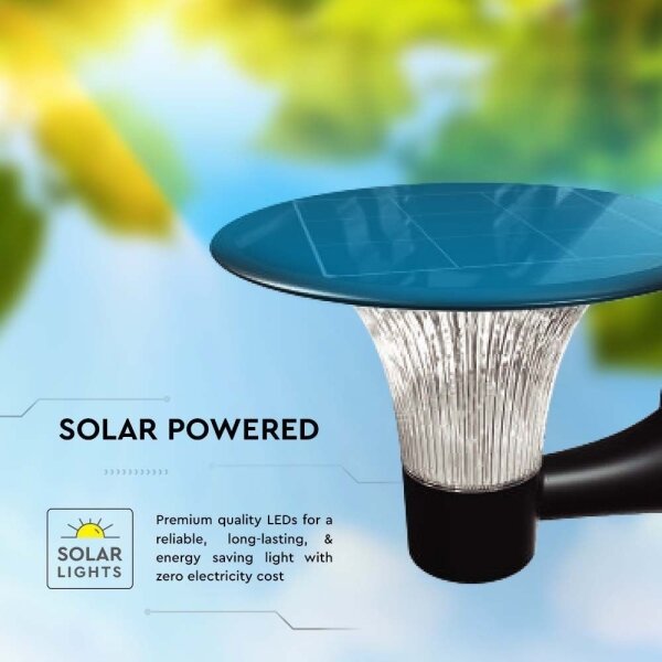 LED lampă solară de perete 15W, 3,2V, 4000K/6000K, IP65