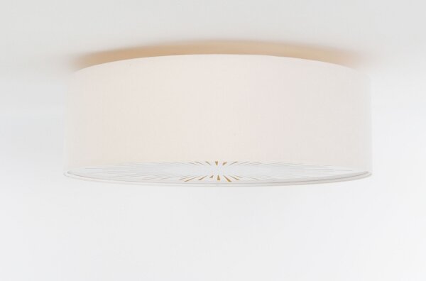 Plafonieră RAYS 2xE27/60W/230V d. 60 cm crem
