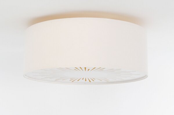 Plafonieră RAYS 2xE27/60W/230V d. 60 cm crem