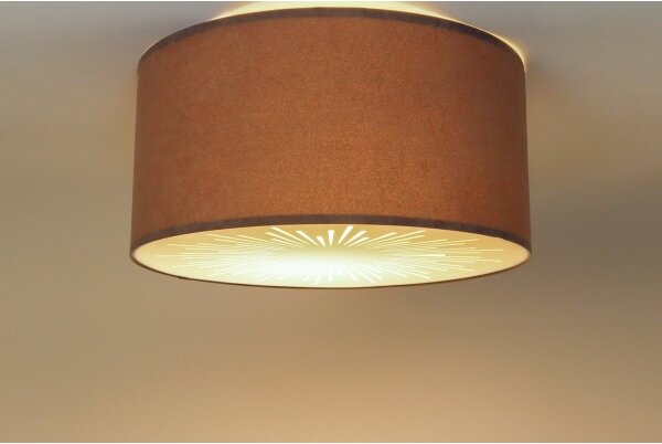 Plafonieră RAYS 2xE27/60W/230V d. 40 cm gri