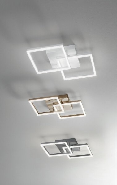 Plafonieră LED dimabilă BARD 39W/230V 3000K antracit Fabas Luce 3394-22-282