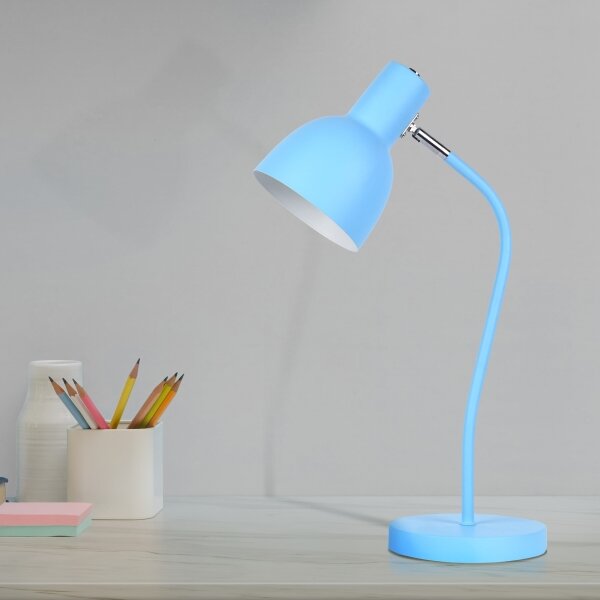 Lampă de masă MIMI 1xE27/10W/230V albastru