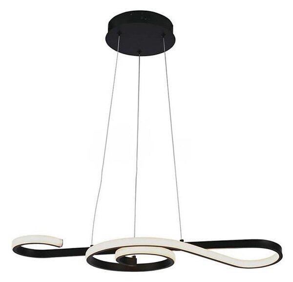 Lustră LED pe cablu LED/18W/230V 3000K negru