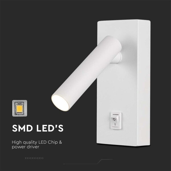 Spot LED de perete LED/2W/230V 4000K alb