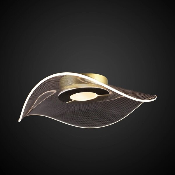 Altavola Design Velo lampă de tavan 1x30 W transparent-auriu LA101/CE1_gold
